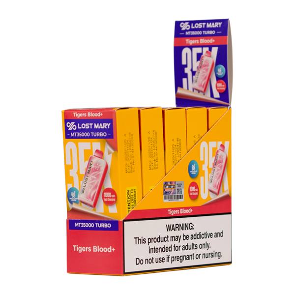 Tigers Blood+ LOST MARY MT35K TURBO Nixodine Vapes