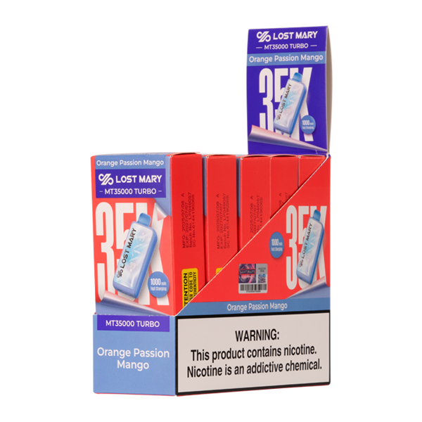 Orange Passion Mango LOST MARY MT35000 TURBO Vapes