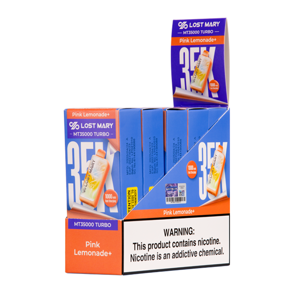 Pink Lemonade+ LOST MARY MT35000 TURBO disposables