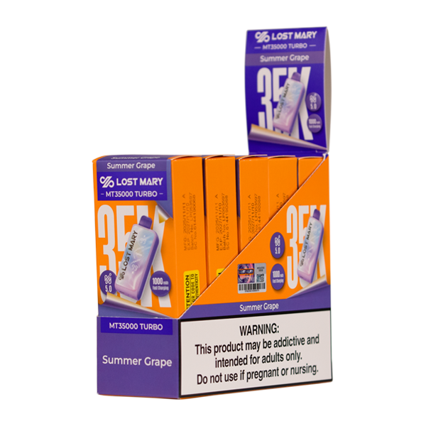 Summer Grape LOST MARY MT35K TURBO Nixodine Vapes
