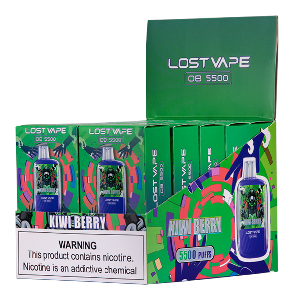 Kiwi Berry - Lost Vape OB5500 10-Pack