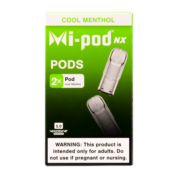 【美品】Pod mini Cool Menthol Mi-Pod NX 2pk Pods