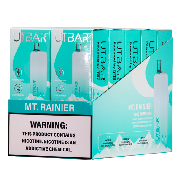 Mt. Rainier Ut Bar by Flum Vape 10-Pack