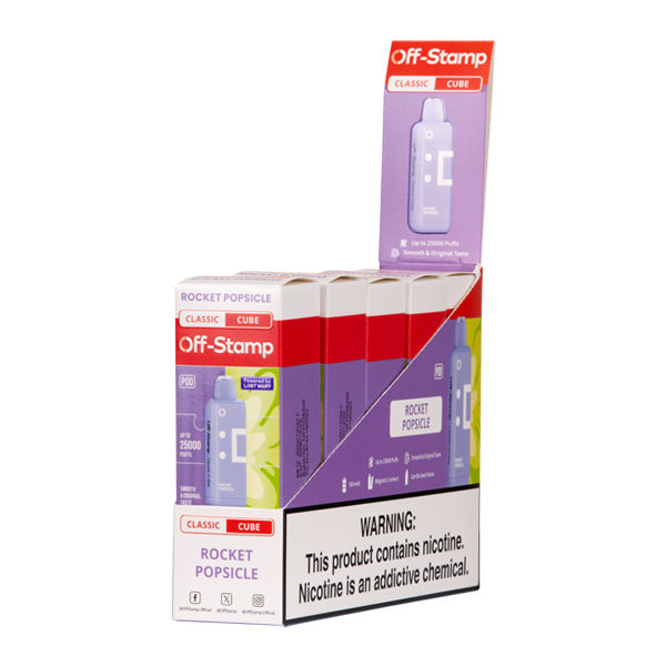 5 Pack of Rocket Popsicle Off Stamp Classic Cube Pod
