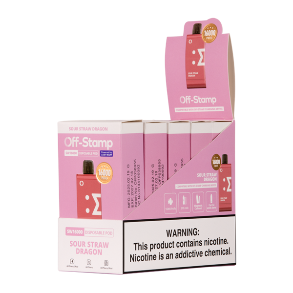 Sour Straw Dragon OFF STAMP SW16000 Vapes