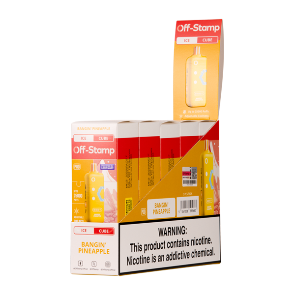 Bangin' Pineapple ICE OFF STAMP X-Cube Vapes