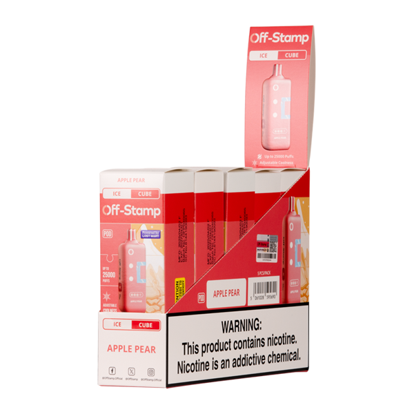 Apple Pear ICE OFF STAMP X-Cube Vapes