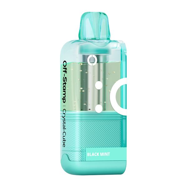 Black Mint Off Stamp X-Cube Disposable Crystal