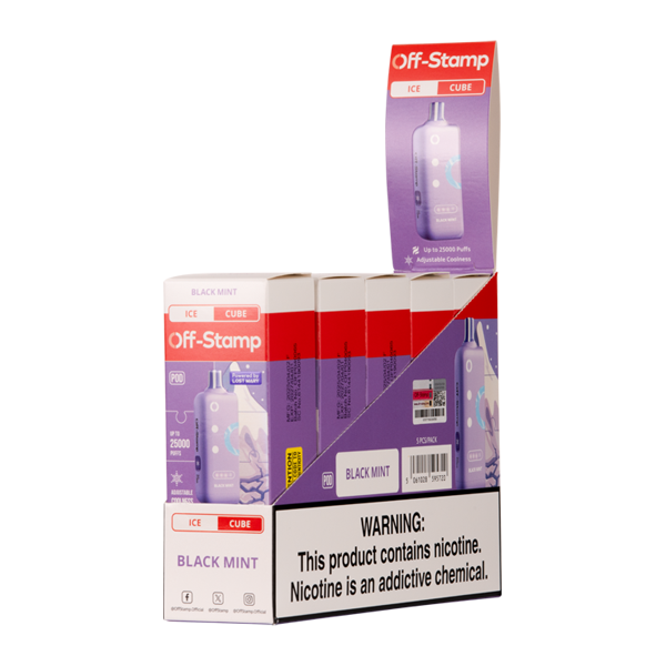 Black Mint ICE OFF STAMP X-Cube Vapes