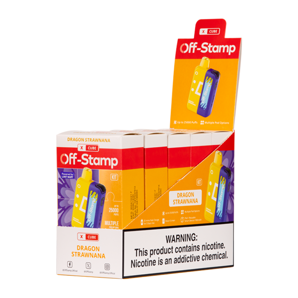 5 Pack of Dragon Strawnana Off Stamp X-Cube Kit