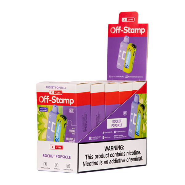 5 Pack of Rocket Popsicle Off Stamp X-Cube Kit