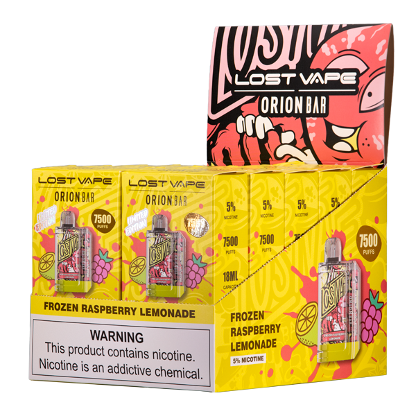 Orion Bar Frozen Raspberry Lemonade Vape 10-Pack