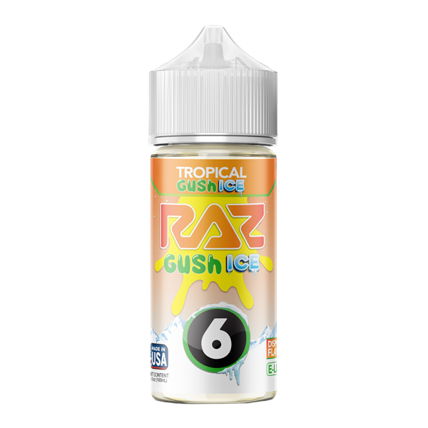 tropical gush raz flavor profile Tropical Gush Ice RAZ X POD JUICE Nixodine 100ml GUSH ICE