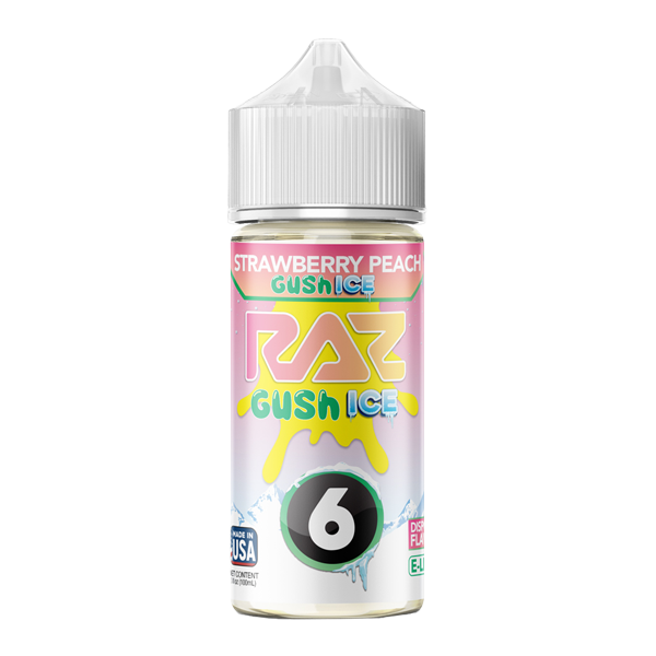 Strawberry Peach Gush RAZ X POD JUICE Nixodine 100ml 6