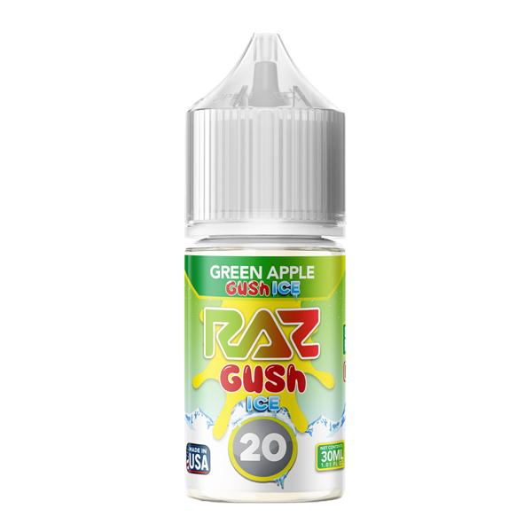 Green Apple Gush Ice Nixodine 30ml RAZ X POD JUICE 20