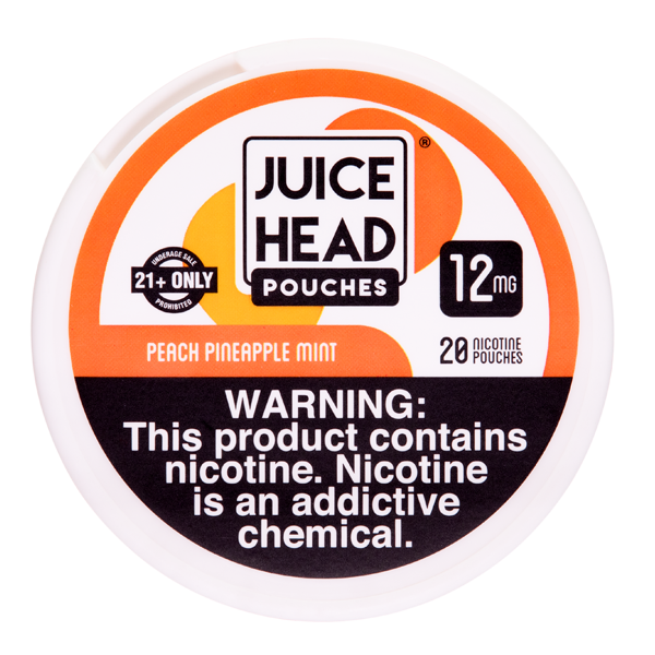 Peach Pineapple Mint Juice Head Nicotine Pouch 12mg