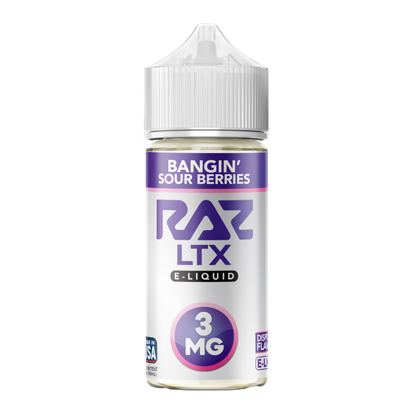 Bangin Sour Berries RAZ X Pod Juice 100ml LTX Edition Bangin Sour Berries RAZ X Pod Juice 100ml LTX Edition