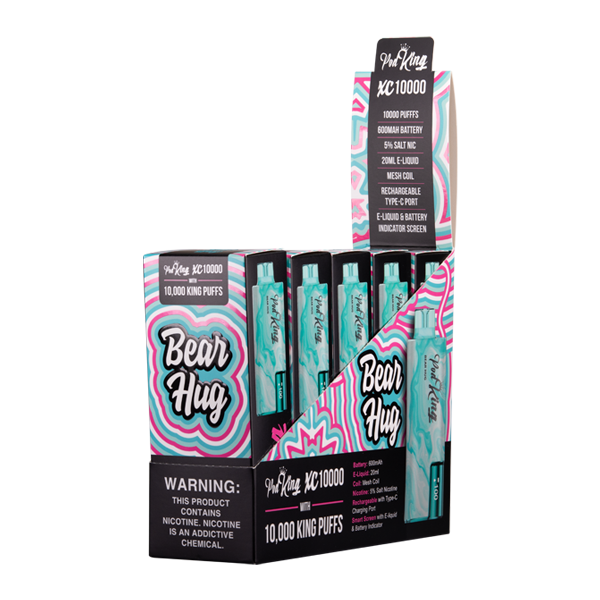 Bear Hug Pod King XC10000 Disposables 5-Pack