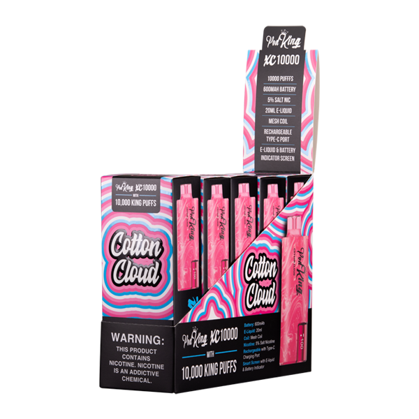 Cotton Cloud Pod King XC10000 Disposables 5-Pack
