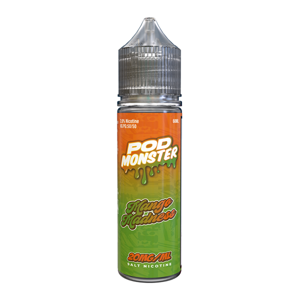 midnight madness vape flavor Mango Madness Pod Monster Salts 60ml