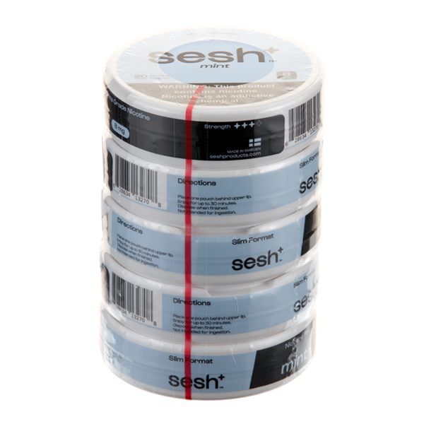 Mint Sesh+ Pouches 8mg 5-Pack