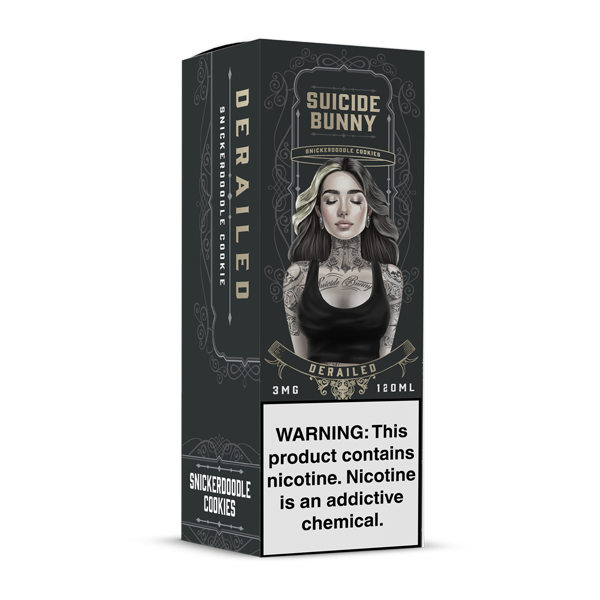 Derailed Suicide Bunny Free Base E-Juice Box