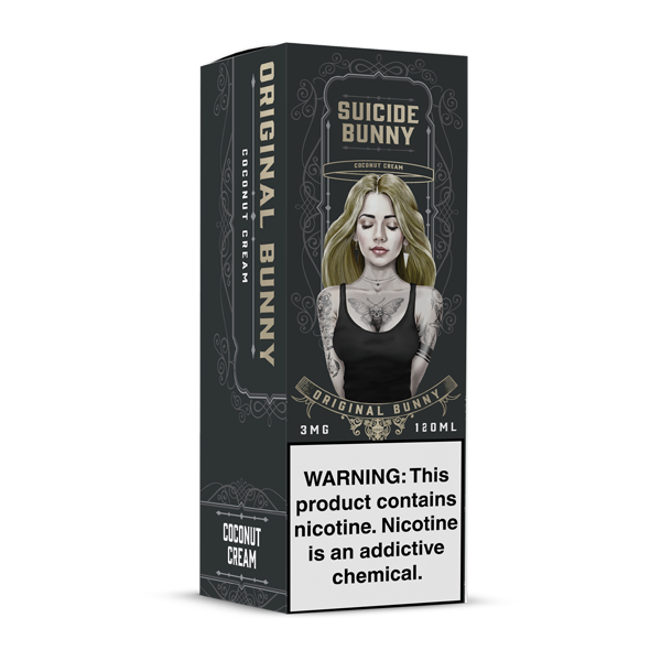 Original Suicide Bunny Free Base E-Juice Box
