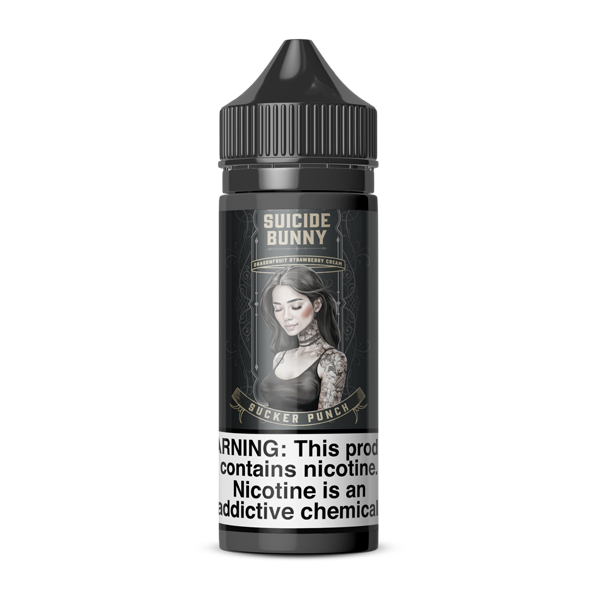 Sucker Punch Suicide Bunny Free Base E-Juice Bottle