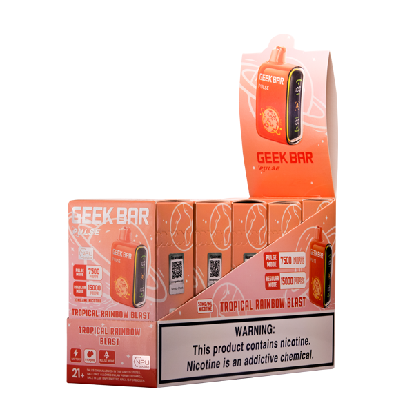 Tropical Rainbow Blast Geek Bar Pulse Vape 5-Pack
