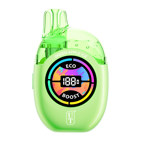 ut vape eco mode Green Apple Ice UT Clear Tank 50K