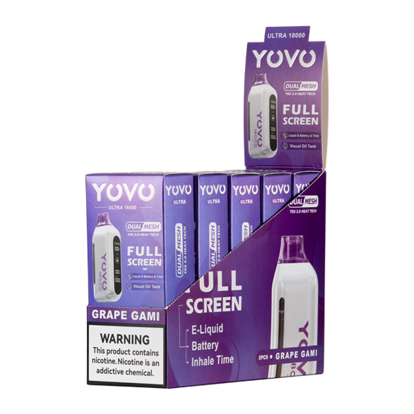 Grape Gami YOVO Ultra 18000 5-Pack