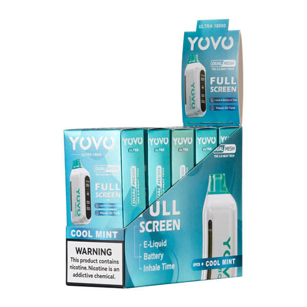Cool Mint YOVO Ultra 18000 5-Pack