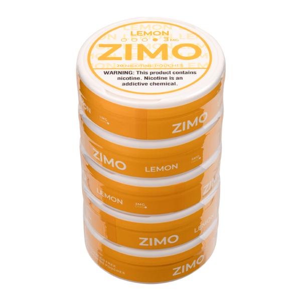 Roll of Lemon Zimo Nicotine Pouches 3mg
