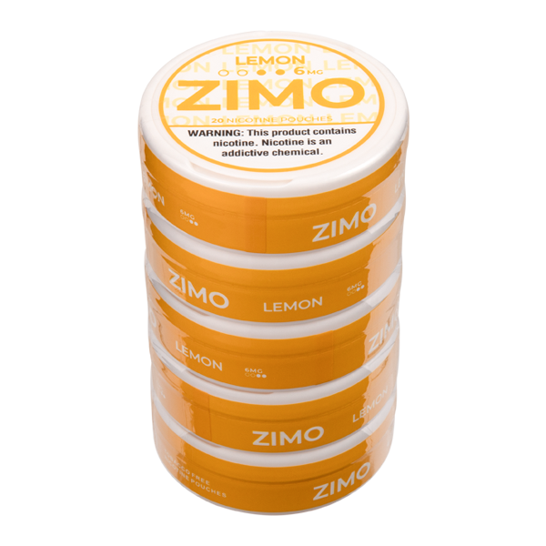 Lemon Zimo Nicotine Pouches 6mg 5 Pack