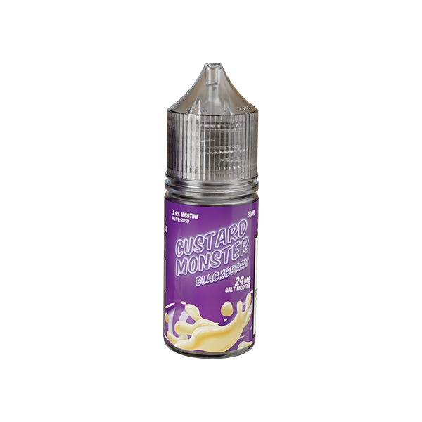 blueberry custard vape juice Blueberry - Custard Monster Salts - 30mL main image 0