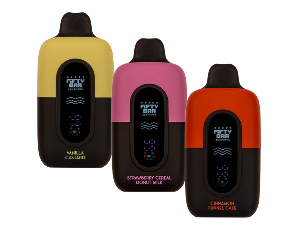 Fifty Bar 20K Black Series Vape Sampler Fifty Bar 20K Black Series Vape Sampler