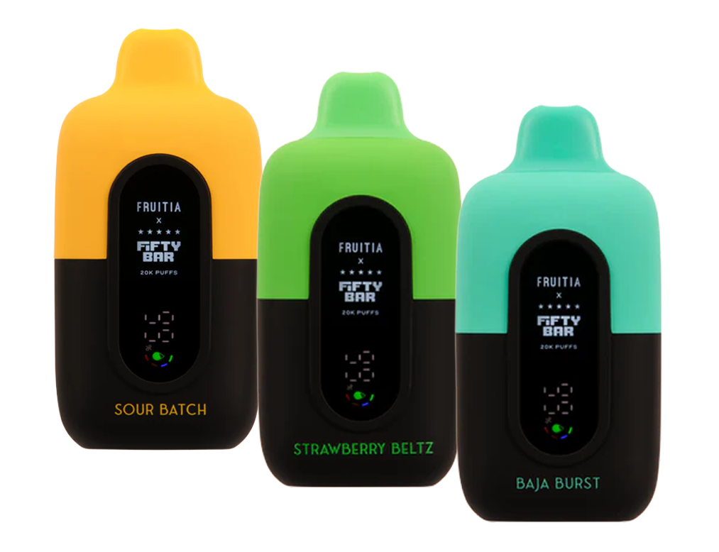 FRUITIA X Fifty Bar Vape Sampler FRUITIA X Fifty Bar Vape Sampler