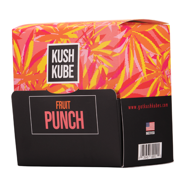 Fruit Punch 2ct Kush Kube Gummies