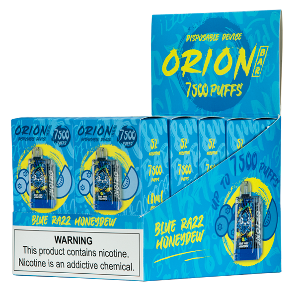 Blue Razz Honeydew Orion Bar Vape 10-Pack