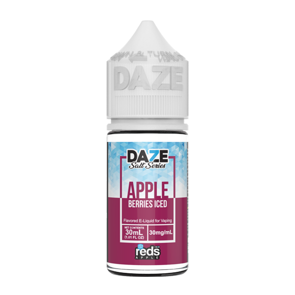 daze vape juice salt nic 7Daze Salt Series REDS Apple Berries Iced Salt Vape Juice
