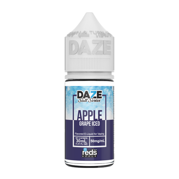 Apple and grape flavored e-liquid in 50mg from the reds collection, made by 7 daze