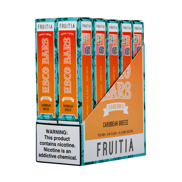 Caribbean Breeze Esco Bar Fruitia Vape Bundle