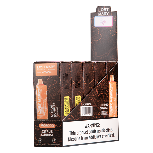 Citrus Sunrise Lost Mary MO5000 Vape 10pk