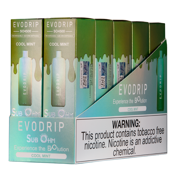 Cool Mint Evodrip Vape 10pk