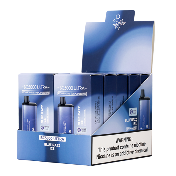 Elf Bar BC5000 Ultra Blue Razz Ice 10 pack