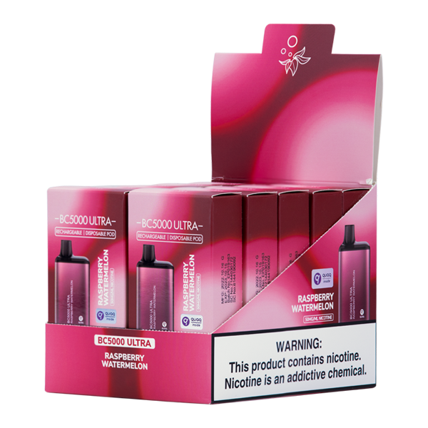 Raspberry Watermelon Elf Bar Ultra · Disposable Vape Pen 10-Pack