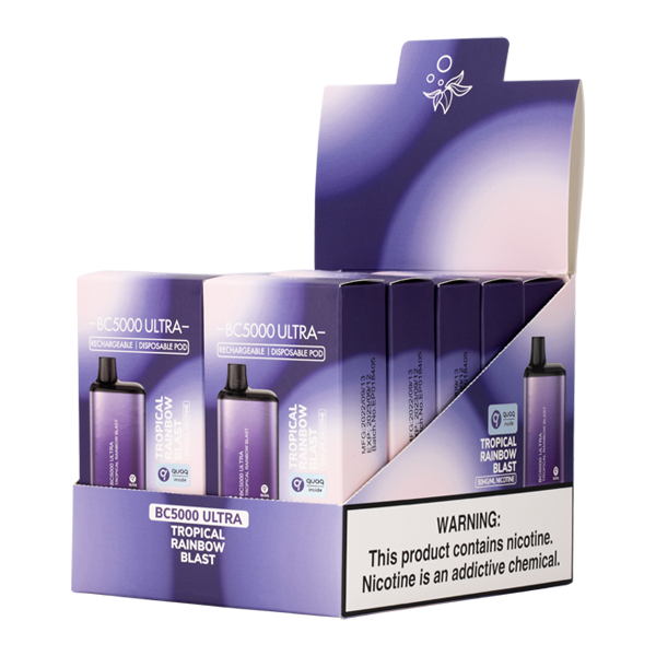 Elf Bar BC5000 Ultra Tropical Rainbow Blast 10 Pack