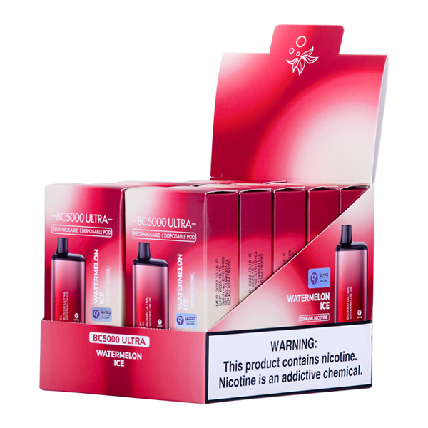 Elf Bar BC5000 ULTRA Watermelon Ice Vape 10-Pack