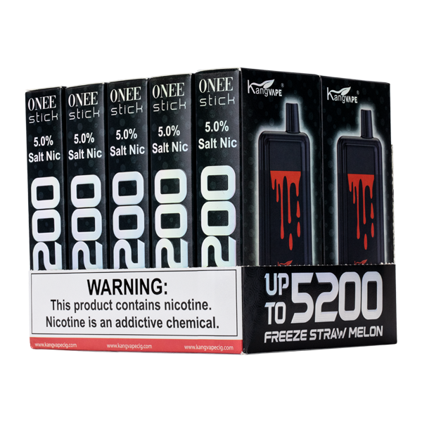 Freeze Straw Melon Kangvape Onee Stick 5200 10-Pack