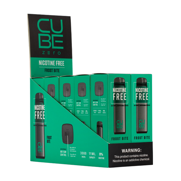 Frost Bite Cube zero disposable vape 10-pack